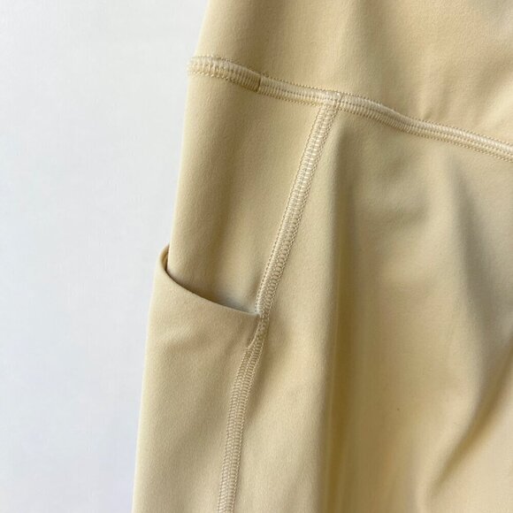 ❤️ Lululemon double layers Align Highrise 25” leggings with pockets, Cream, Size - Picture 9 of 14